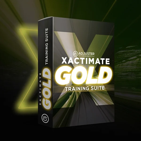 XACTIMATE GOLD Training Suite by Adjuster University (3 Month Plan)